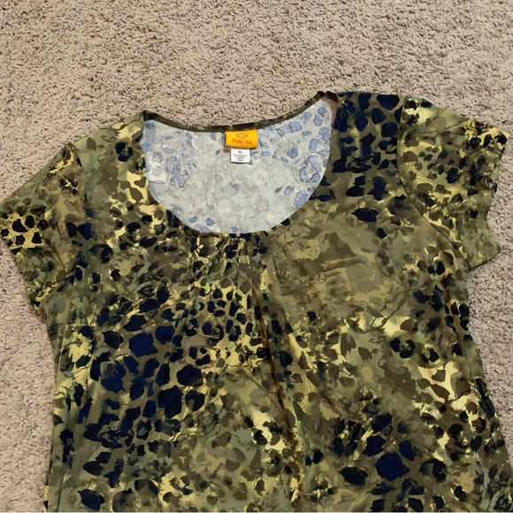 Ruby Rd. Short Sleeve Blouse XL - Picture 2 of 5